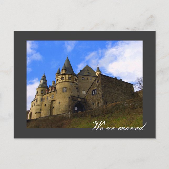 We've moved - fully customizable! announcement postcard (Front)