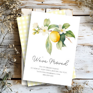 We've Moved Lemon Blossom New Address Announcement