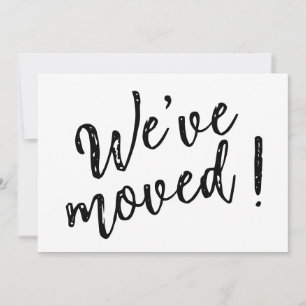We've Moved Modern Handwritten Script  Announcement
