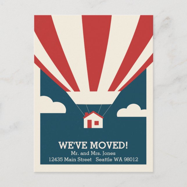 We've Moved! Moving Announcement Postcard (Front)