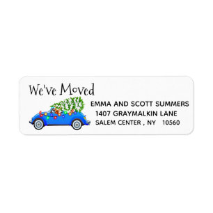 We've Moved New Address Announcement Christmas
