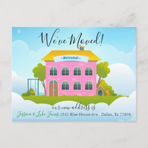 We've  Moved New Address Announcement House Home
