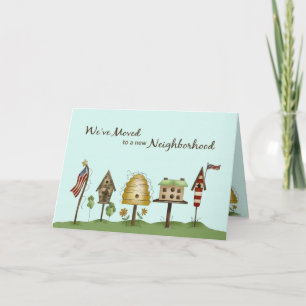 We've Moved / New Address Birdhouses & Flags Announcement