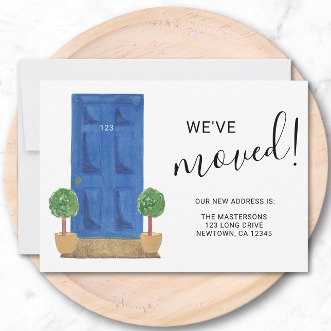 We've Moved New Address Blue Door  Announcement (Creator Uploaded)