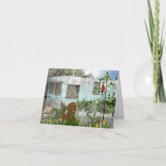 We've Moved New Address Card