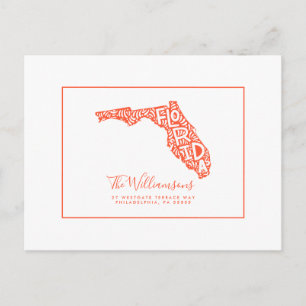 We've Moved   New Address   Florida Postcard