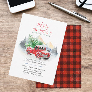 We've Moved New Address Holiday Christmas Card