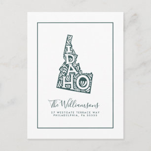 We've Moved New Address Idaho Postcard