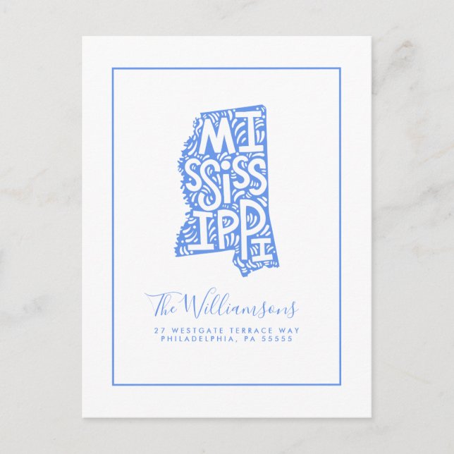 We've Moved | New Address | Mississippi Postcard (Front)