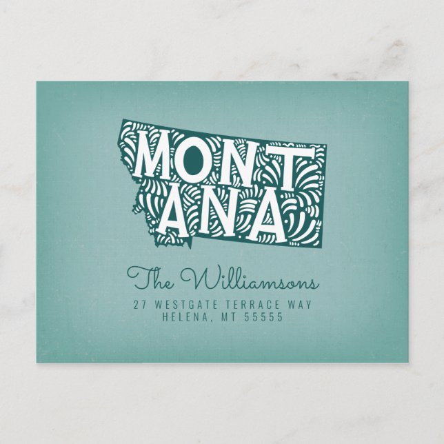 We've Moved | New Address | Montana Postcard (Front)