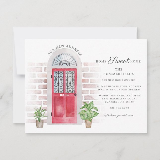 We've Moved New Address Moving Announcement (Front)