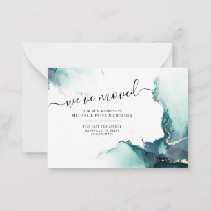 We've Moved New Address Moving Card