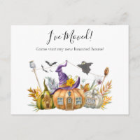 We've Moved New Address Notice Moving Halloween An