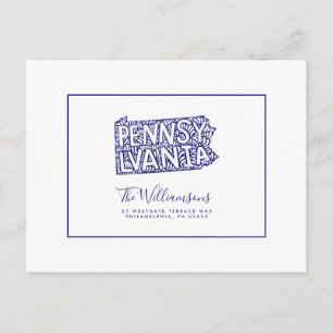 We've Moved   New Address   Pennsylvania Postcard