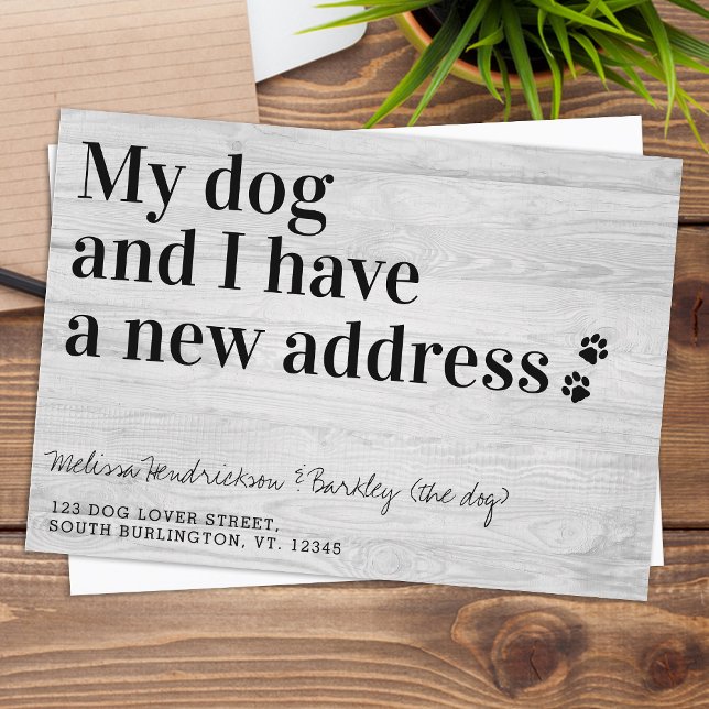We've Moved New Address Pet Dog Moving Announcement (Creator Uploaded)