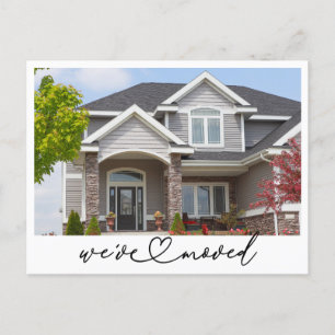 We've Moved New Address Photo Moving Announcement Postcard