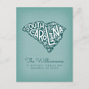 We've Moved New Address South Carolina Postcard
