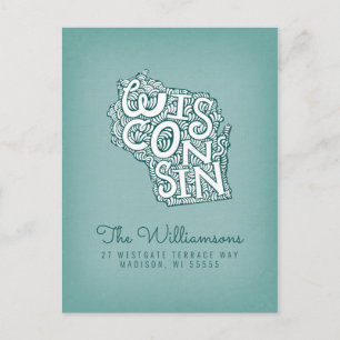 We've Moved   New Address   Wisconsin Postcard