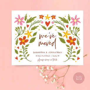 We've Moved, New Home Address Announcement Postcard