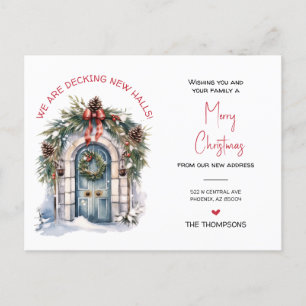 We've Moved New Home Christmas Moving Announcement