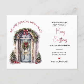 We've Moved New Home Christmas Moving Announcement
