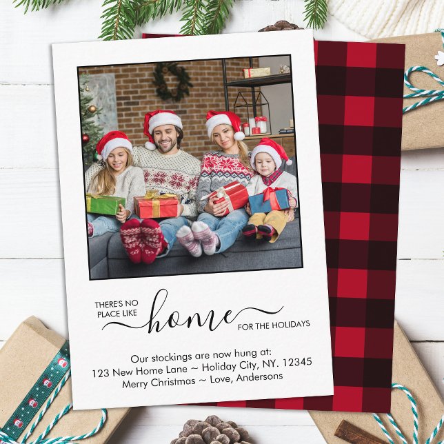We've Moved New Home Custom Photo Holiday Moving E Enclosure Card (Creator Uploaded)