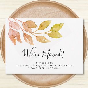  We've Moved New Home Foliage Announcement