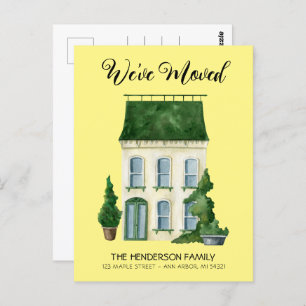 We've Moved New Home Moving Announcement Postcard