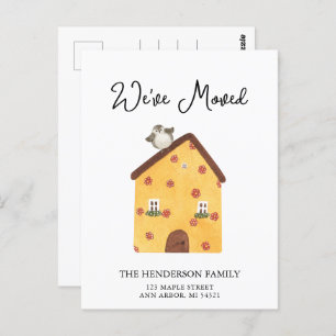 We've Moved New Home Moving Announcement Postcard