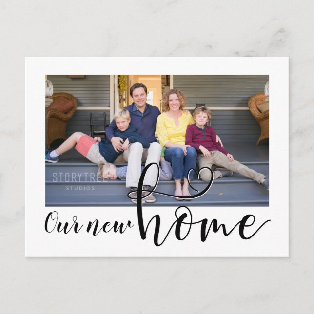 We've Moved New House Address Change Photo Announcement Postcard (Front)