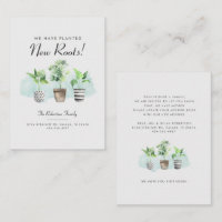 We've Moved New Roots Moving Announcement