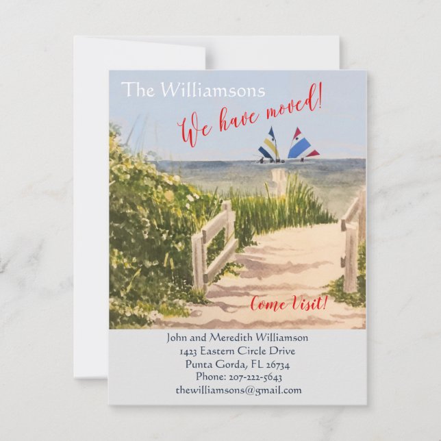 We've Moved Ocean Beach Budget Move Announcement (Front)