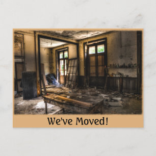 We've Moved Post Card