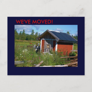 We've Moved Postcard