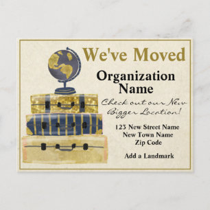 We've Moved Postcard