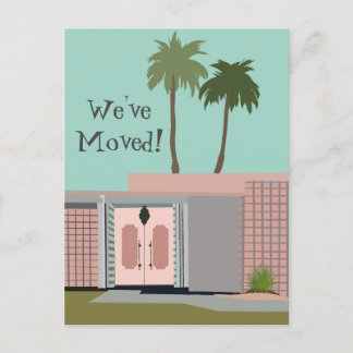 We've Moved Postcard