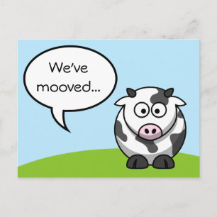 We've Moved Postcard