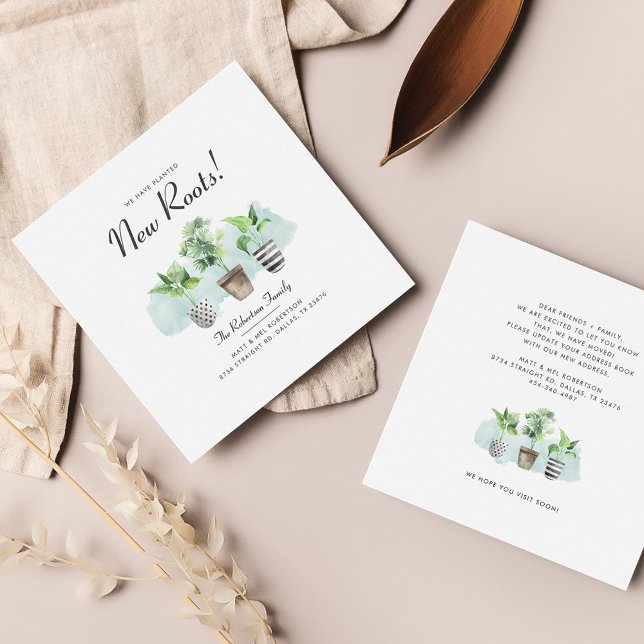 We've Moved Potted Plants New Roots Moving Announcement (Creator Uploaded)