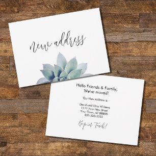 We've Moved Simple New Home Elegant Botanical  Announcement