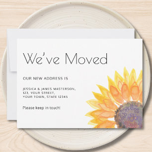 We've Moved Sunflower Moving Announcement
