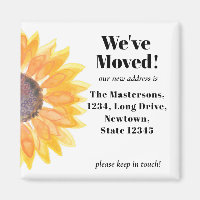 We've Moved Sunflower Moving Announcement