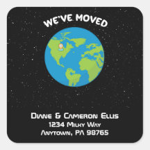We've Moved to a New Space Planet Earth Location 