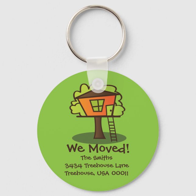 We've Moved to a Playhouse! Keychain (Front)