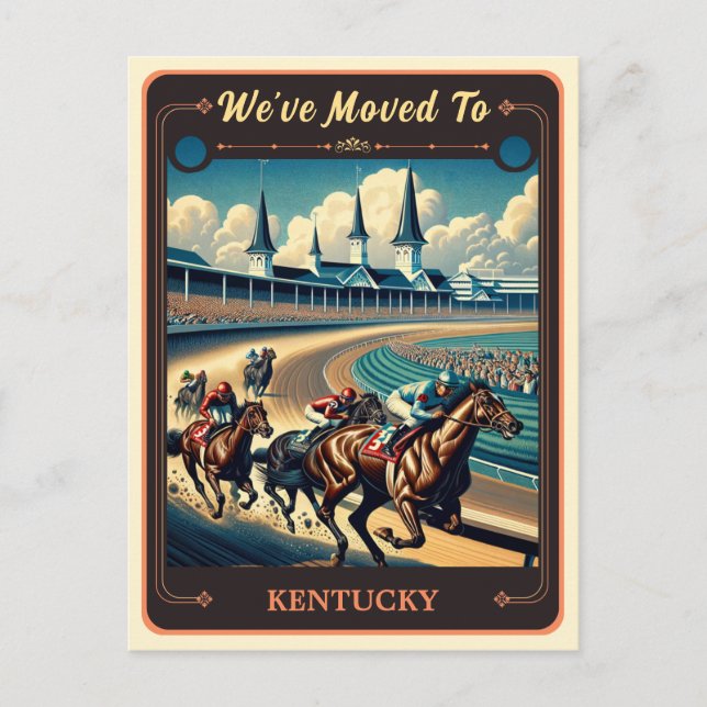 We've Moved To Kentucky | Vintage Postcard (Front)