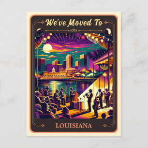 We've Moved To Louisiana   Vintage Postcard
