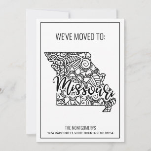 We've Moved To Missouri State Floral Mandala Announcement