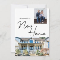 We've Moved to our New Home Family House Photo