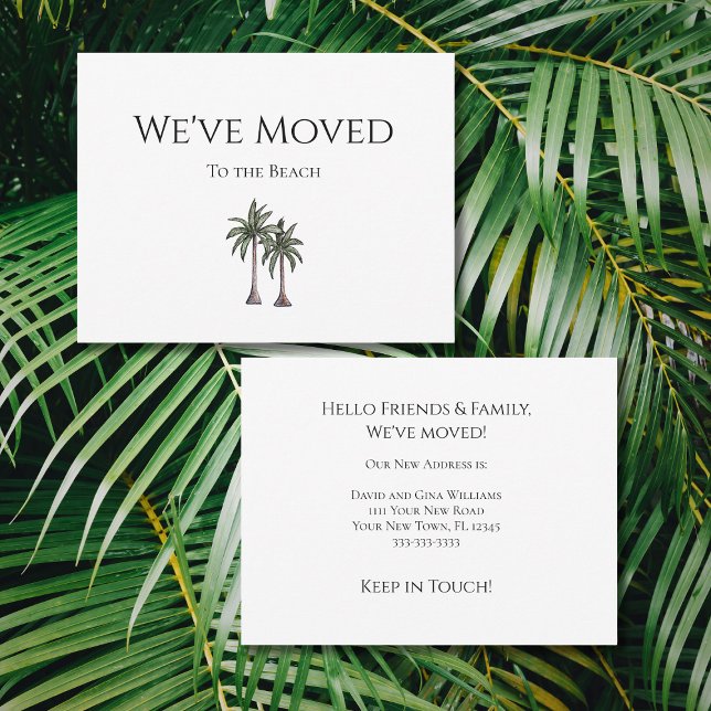 We've Moved Tropical Palm Trees Moving  Announcement (Creator Uploaded)