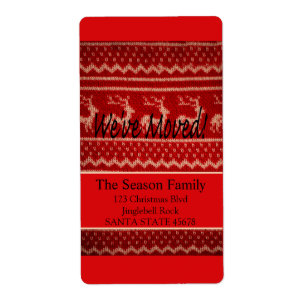 We've Moved!  Ugly Christmas Sweater