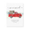 We've Moved Vintage Red Truck Moving Announcement